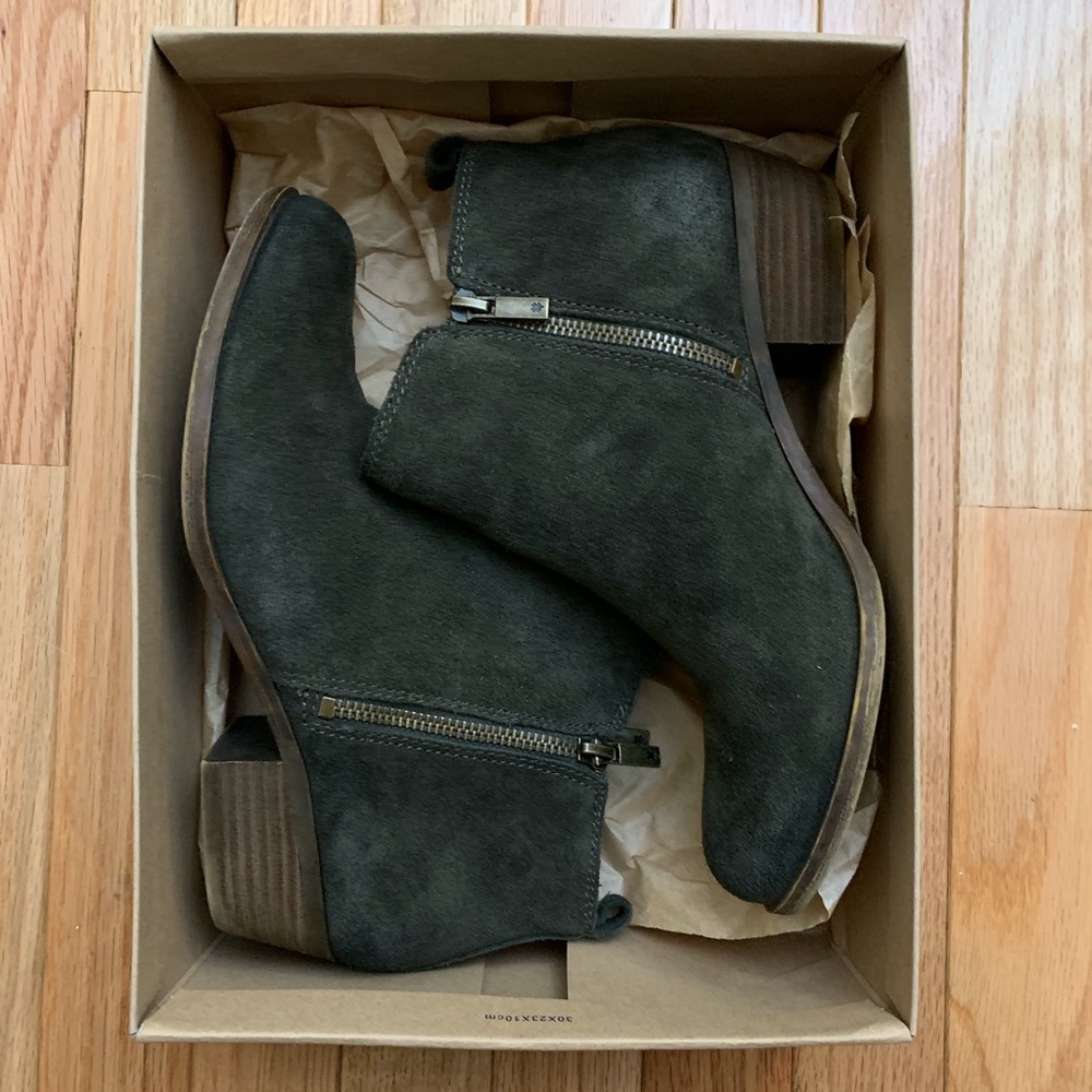 Olive Lucky Brand Booties